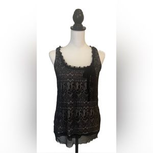 CAbi Style 552 Black Sleeveless Top SZ XS EUC